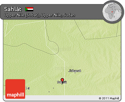 Physical 3D Map of Sahlāt