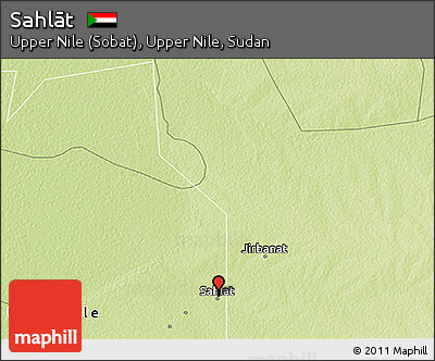 Physical 3D Map of Sahlāt