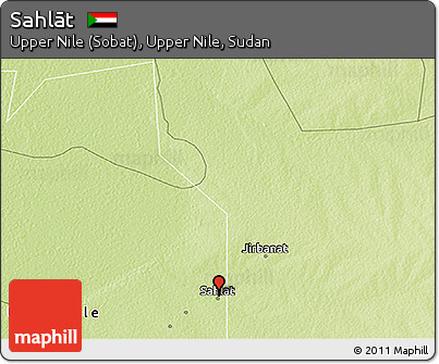 Physical 3D Map of Sahlāt