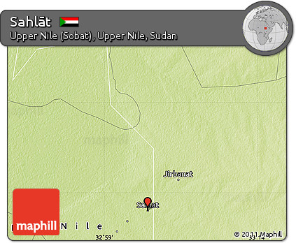 Physical Map of Sahlāt