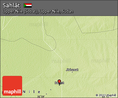 Physical Map of Sahlāt