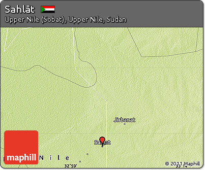 Physical Map of Sahlāt