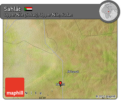 Satellite Map of Sahlāt