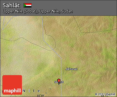 Satellite Map of Sahlāt