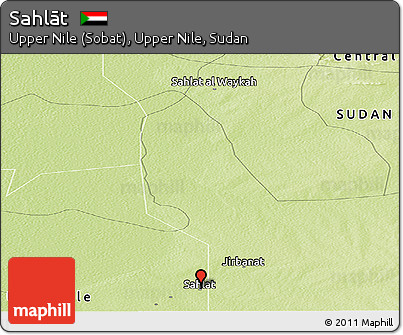 Physical Panoramic Map of Sahlāt