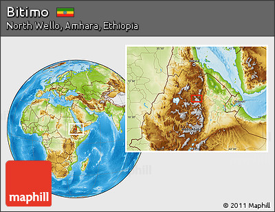 Physical Location Map of Bitimo