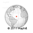 Outline Map of the Area around 12° 11' 54" N, 39° 52' 30" W, rectangular outline