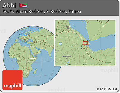 Savanna Style Location Map of Abhi
