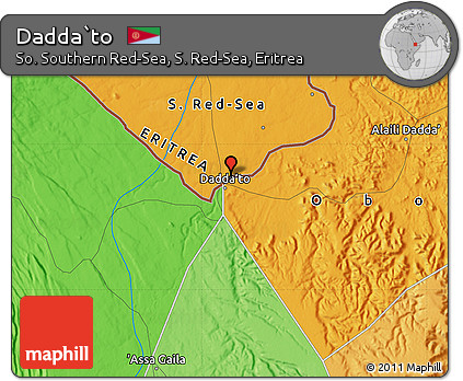 Political Map of Dadda`to