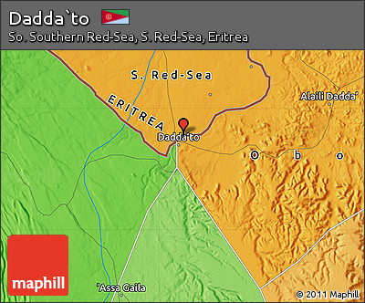 Political Map of Dadda`to