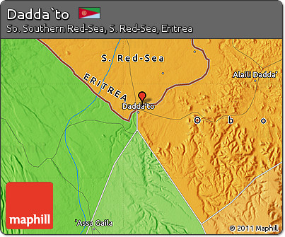 Political Map of Dadda`to