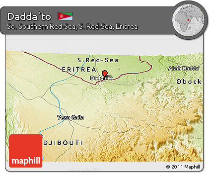 Physical Panoramic Map of Ḏaḏḏa`to