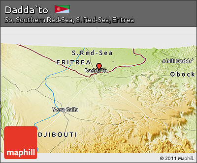 Physical Panoramic Map of Ḏaḏḏa`to