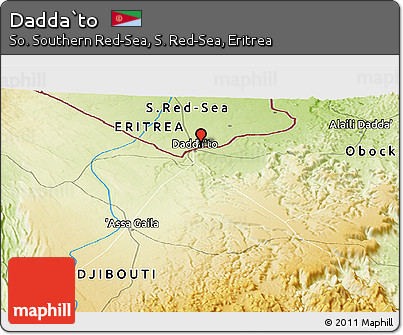 Physical Panoramic Map of Ḏaḏḏa`to
