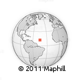 Outline Map of the Area around 12° 11' 54" N, 44° 58' 30" W, rectangular outline