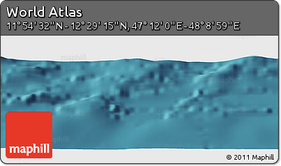 Satellite Panoramic Map of the Area around 12° 11' 54" N, 47° 40' 29" E