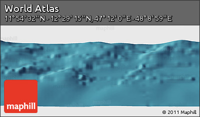 Satellite Panoramic Map of the Area around 12° 11' 54" N, 47° 40' 29" E