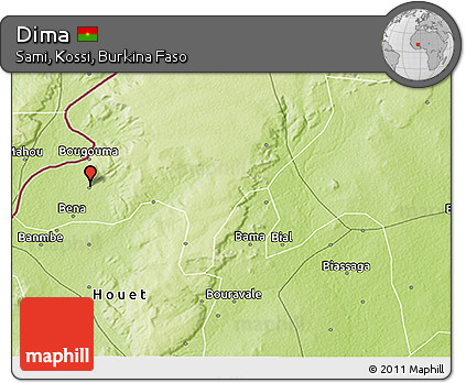 Physical 3D Map of Dima