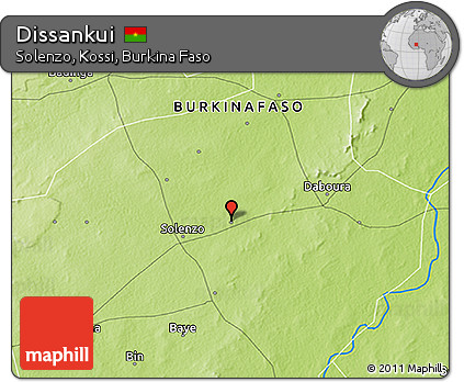 Physical 3D Map of Dissankui