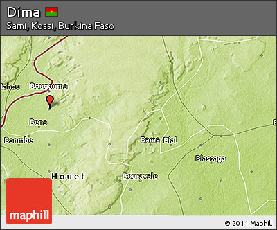 Physical 3D Map of Dima