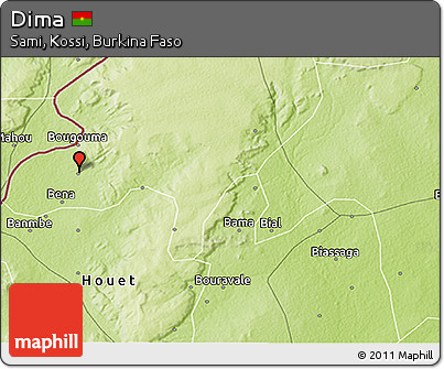 Physical 3D Map of Dima