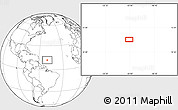 Blank Location Map of the area around 12° 11' 54" N, 50° 4' 30" W