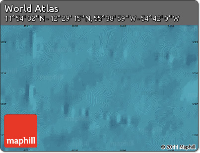 Satellite Map of the Area around 12° 11' 54" N, 55° 10' 29" W