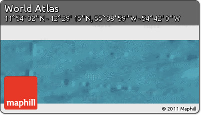 Satellite Panoramic Map of the Area around 12° 11' 54" N, 55° 10' 29" W