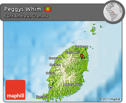 Physical 3D Map of Peggys Whim