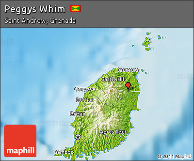Physical 3D Map of Peggys Whim