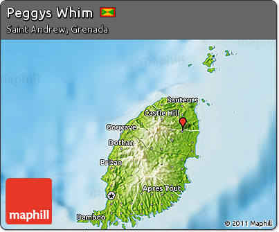 Physical 3D Map of Peggys Whim