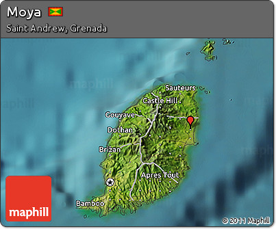 Satellite 3D Map of Moya