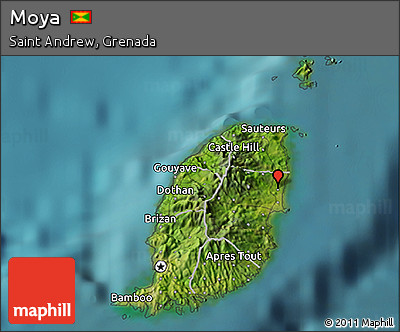 Satellite 3D Map of Moya