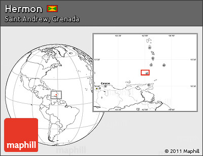 Blank Location Map of Hermon
