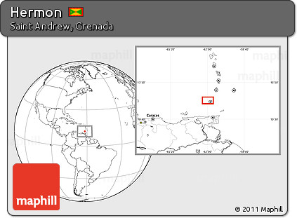 Blank Location Map of Hermon