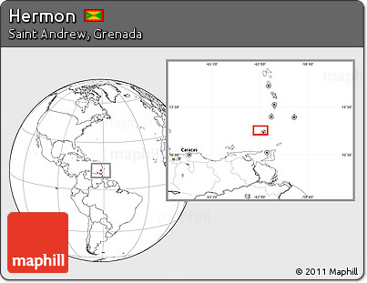 Blank Location Map of Hermon