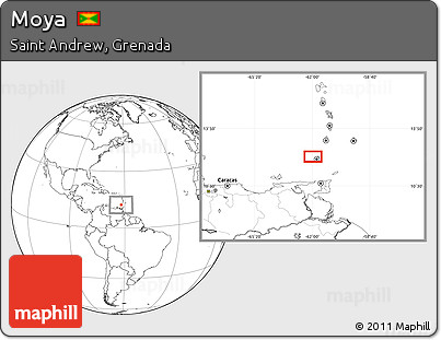 Blank Location Map of Moya