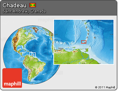 Physical Location Map of Chadeau