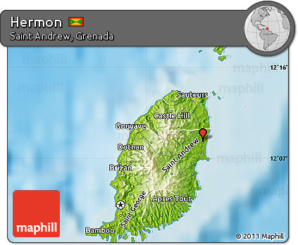Physical Map of Hermon