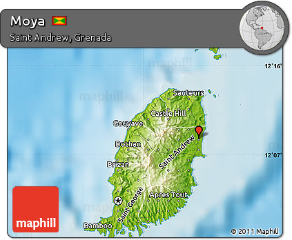 Physical Map of Moya