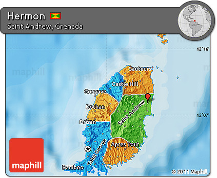 Political Map of Hermon