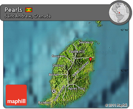 Satellite Map of Pearls