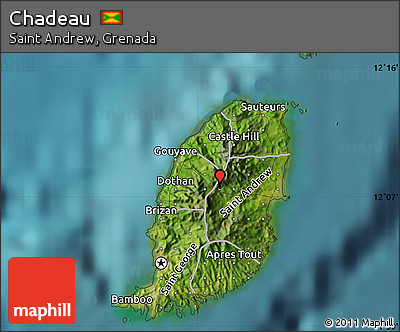 Satellite Map of Chadeau