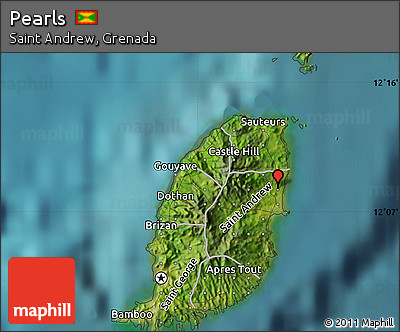 Satellite Map of Pearls