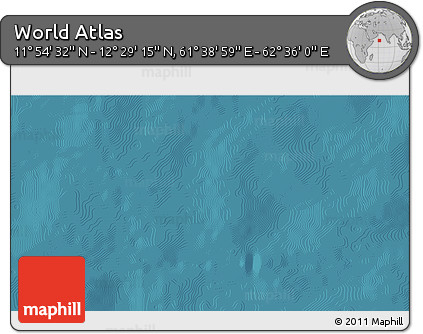 Satellite 3D Map of the Area around 12° 11' 54" N, 62° 7' 30" E