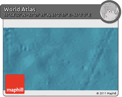 Satellite 3D Map of the Area around 12° 11' 54" N, 65° 31' 30" E