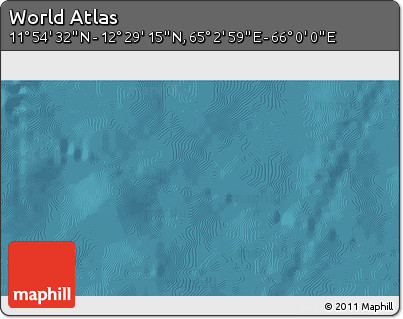 Satellite 3D Map of the Area around 12° 11' 54" N, 65° 31' 30" E