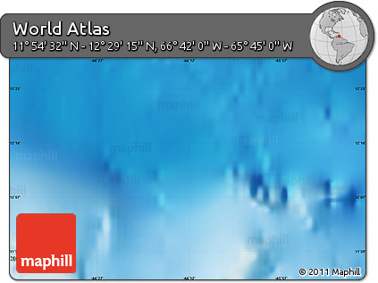 Physical Map of the Area around 12° 11' 54" N, 66° 13' 29" W