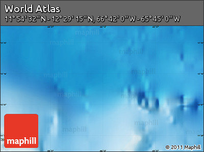 Physical Map of the Area around 12° 11' 54" N, 66° 13' 29" W
