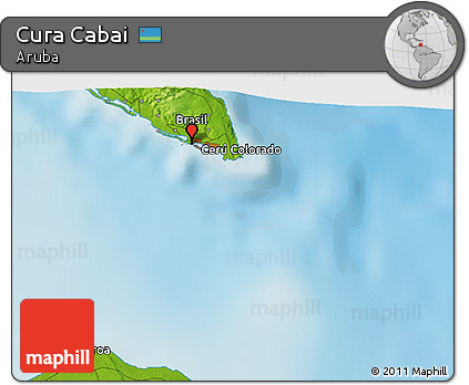 Physical 3D Map of Cura Cabai